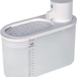 Cat Water Fountain Battery Operated: Automatic Pet Water Dispenser Wireless Powered Inside for Small Dog Pet - 67oz/2L Water Bowl - Ultra Quiet Smart Pump by Motion Sensor - 30-60days Battery Life